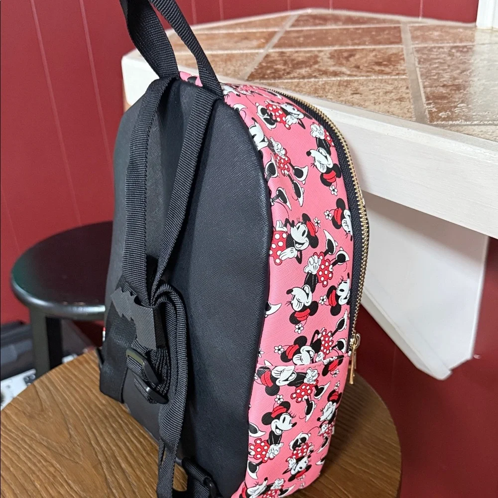 Bioworld Minnie Mouse Pink and Black Kids Backpack